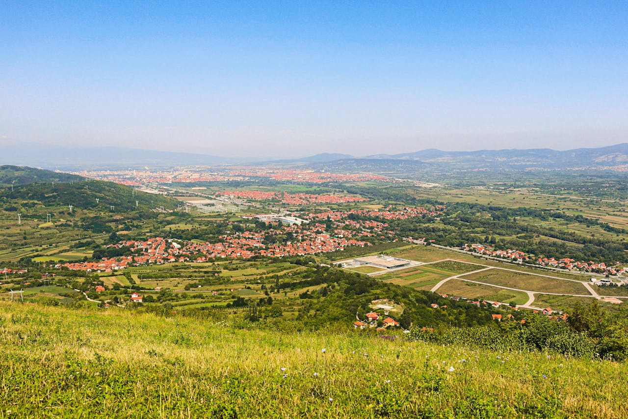 Pogled na selo u Srbiji